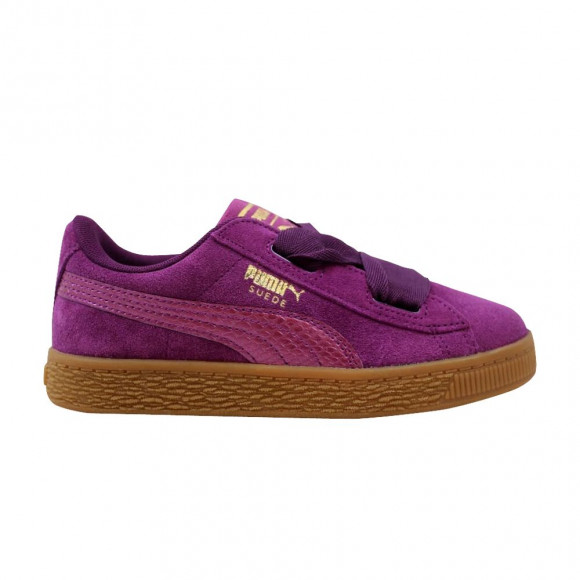 Puma Suede Heart Snake Jr 'Dark Purple' | Kid's Size 10.5 - 364919-01
