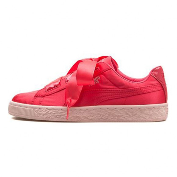 (GS) Puma Basket Heart Tween Casual Sneakers Pink - 365141-01