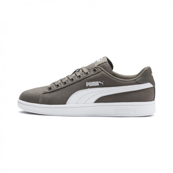 PUMA Smash v2 Canvas Men's Sneakers in Charcoal Grey/White - 366420_07