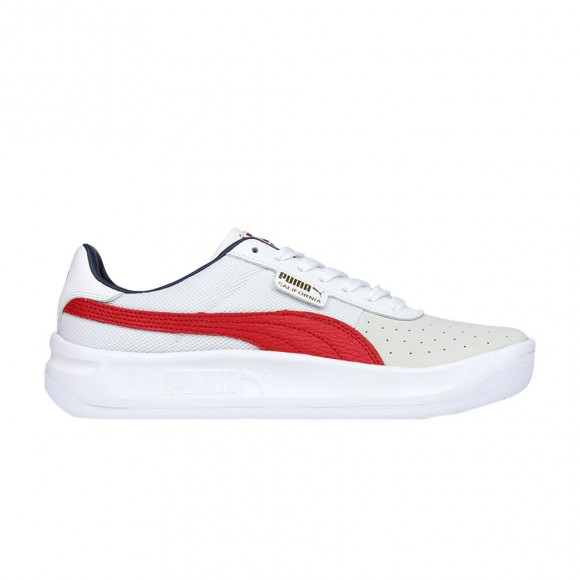Puma California Casual 'Ribbon Red' | White | Men's Size 13 - 366608-03