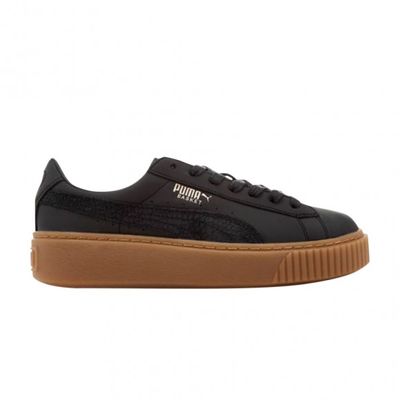 Puma Wmns Basket Platform 'Euphoria Gum' | Black | Women's Size 5.5 - 366716-02