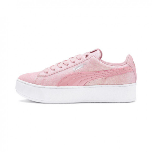 PUMA Vikky Platform Glitz Sneakers JR in Bridal Rose - 366856_07