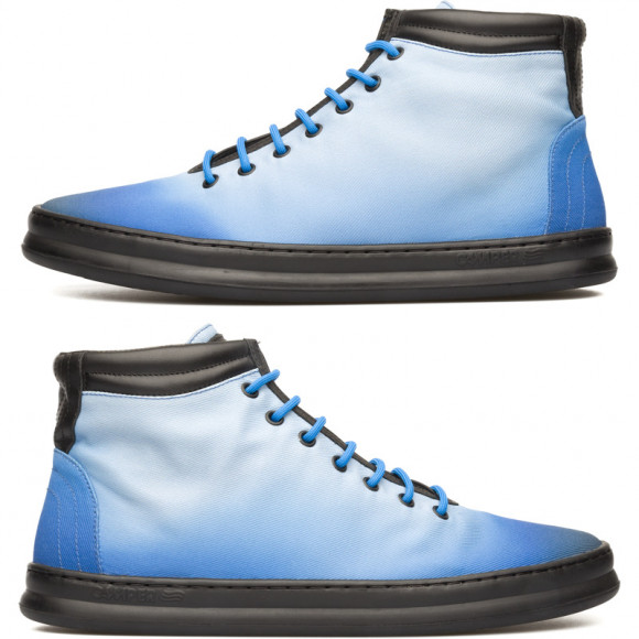 CAMPER Twins - Boots for Men - Blue, Cotton fabric - 36786