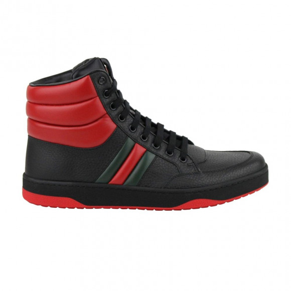 Gucci Ronnie Padded High 'Black Red' | Men's Size 9 - 368494-DEF30-1074