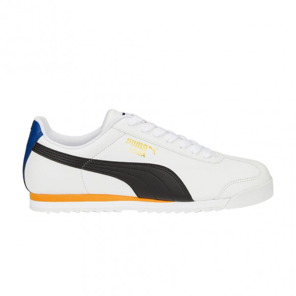 Puma Roma Basic Plus 'White Black Orange Brick' | Men's Size 7 - 369571-42