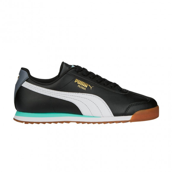 Puma Roma Basic Plus 'Black White Mint' | Men's Size 9.5 - 369571-45