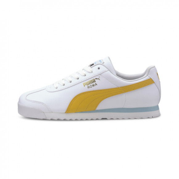 PUMA Roma Basic+ Sneakers in White/Golden Rod - 369571_13