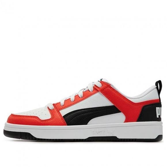 PUMA Rebound Layup Low SL RED/BLACK/WHITE Skate Shoes 369866-20