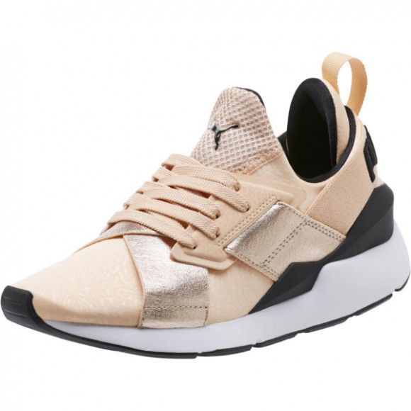 PUMA Muse Metallic Women's Sneakers in Beige - 370303_01