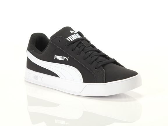 puma smash vulc black sneakers