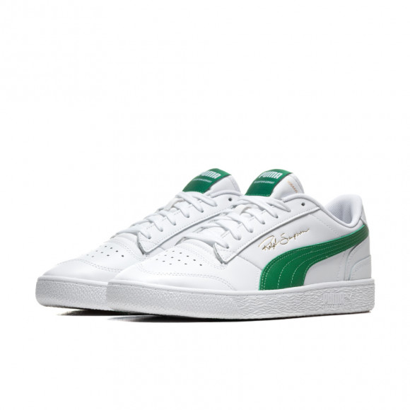 PUMA Ralph Sampson Lo Sneakers in White/Amazon Green - 370846-16