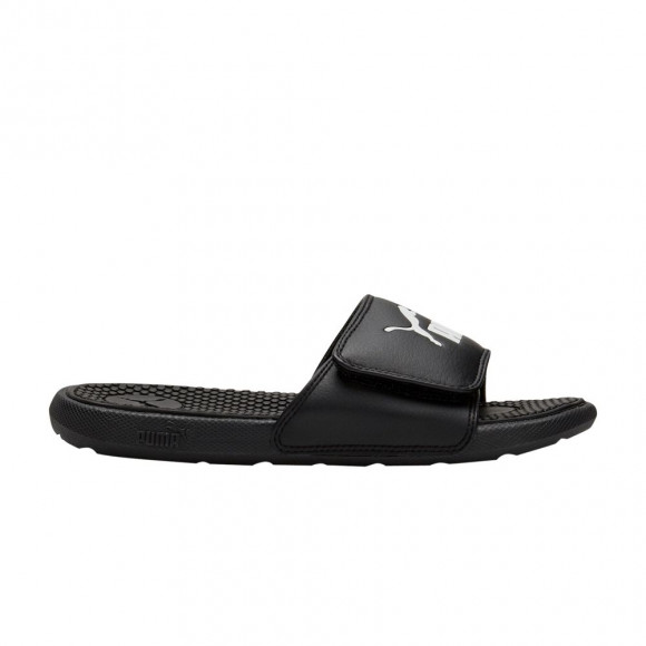 Puma Cool Cat 5 Slide Big Kid 'Black White' | Kid's Size 7 - 371030-01