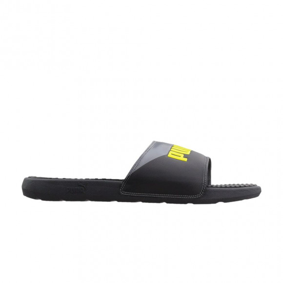 Puma Cool Cat Sport Slide 'Black Grey Yellow' | Men's Size 10 - 371052-01