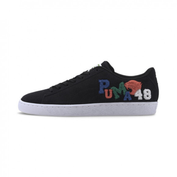 PUMA Suede Classic Badges Men's Sneakers in Black/White - 371580_01
