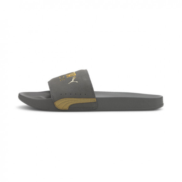PUMA Leadcat FTR Suede Classic Slides in Ultra Grey/Team Gold - 372277_06