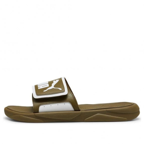 PUMA Royalcat Comfort Slides 'Olive Green' - 372280-31