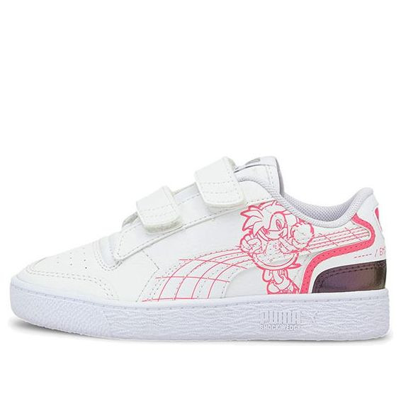 (TD) Sega X Puma Ralph Sampson Casual Board Shoes White/Pink/Golden - 373789-02