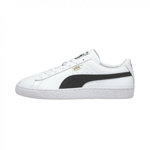 PUMA Basket Classic XXI Men's Sneakers in White/Black - 374923_02
