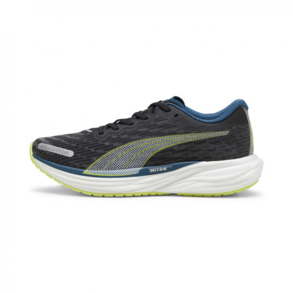 PUMA Deviate NITROâ¢ 2 Men's Running Shoes in Black/Ocean Tropic/Lime Pow - 376807_19