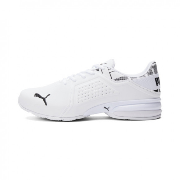 Viz Runner Men's Sneakers in White/Black