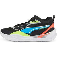 PUMA Playmaker Pro 'Jet Black Lime Squeeze' Basketball Shoes 377572-04 - 377572-04