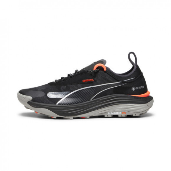 PUMA SEASONS Voyage NITROâ¢ 3 GORE-TEXÂ® Men's Trail Running Shoes in Black/Neon Sun - 377838_01