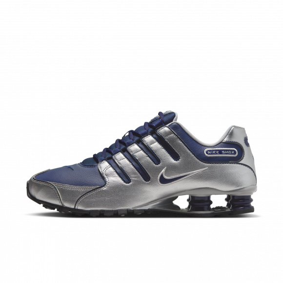 Nike Shox NZ Midnight Navy Metallic Silver - 378341-402