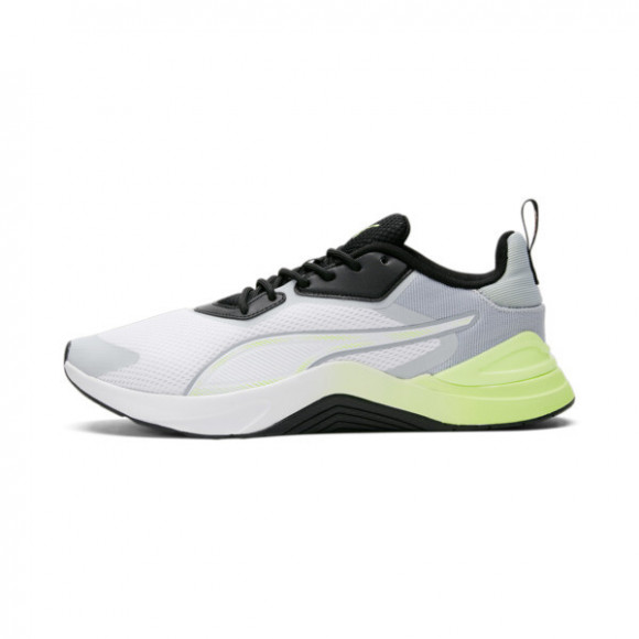 PUMA Infusion Lucid Training Shoes in Platinum Grey/Fast Yellow - 378539_03