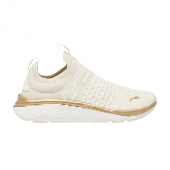 Puma Wmns Softride Pro Echo Slip-On 'Metal - Warm White Gold' | Cream | Women's Size 10 - 378782-02