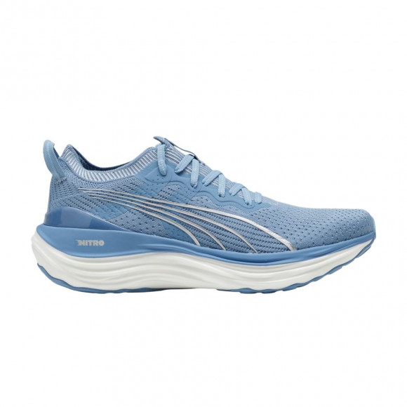 Puma ForeverRun Nitro Knit 'Zen Blue Silver Mist Silver' | Men's Size 9.5 - 379139-11