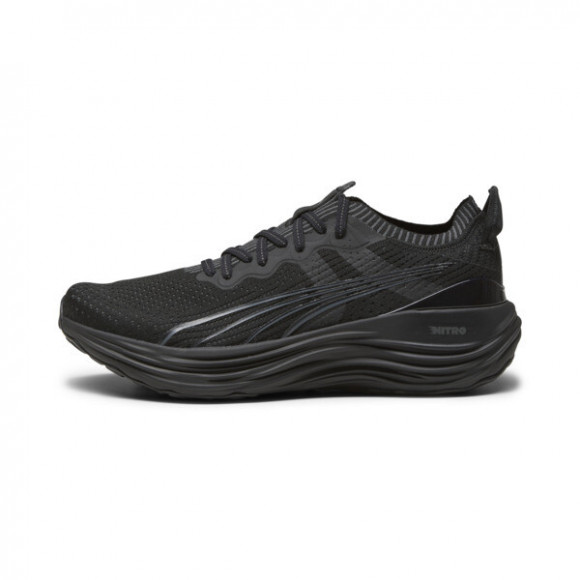 PUMA ForeverRun NITROâ¢ Knit Men's Running Shoes in Black/Shadow Grey - 379139_01
