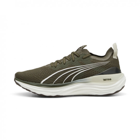 PUMA ForeverRun NITROâ¢ Knit Men's Running Shoes in Dark Olive/White - 379139_13