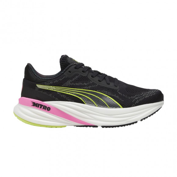 Puma Wmns Magnify Nitro 2 'Black Lime Pink' | Women's Size 6.5 - 380079-01
