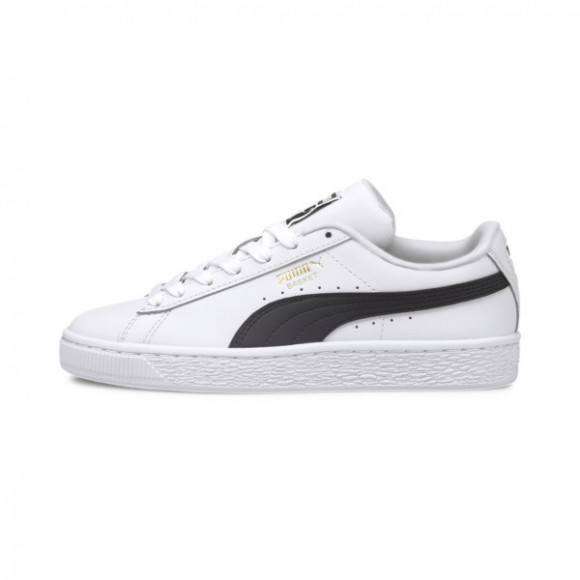 puma basket black shoes