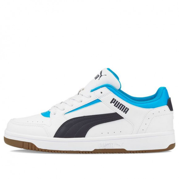 Puma Unisex Rebound Joy Low-Top Sneakers White/Blue/Black - 380747-07