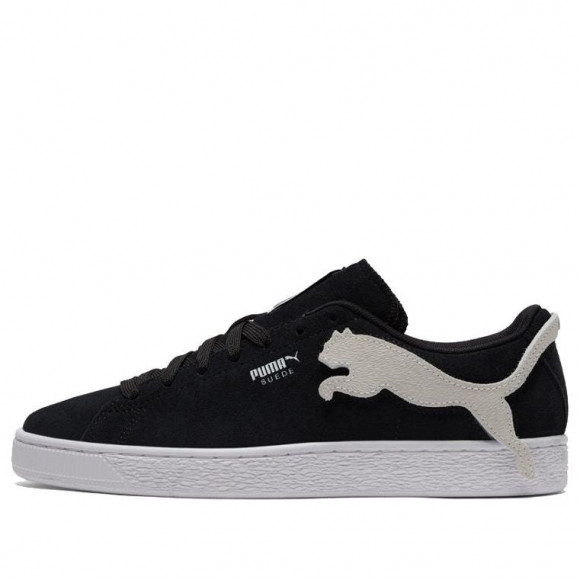 PUMA Suede The BLACK/WHITE Skate Shoes 380865-02