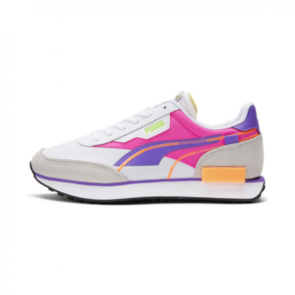 Puma Future Rider Twofold Women S Sneakers In White Luminous Purple 03