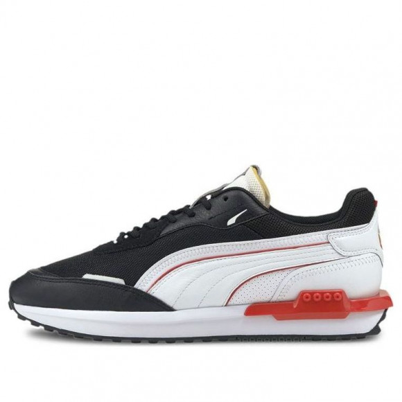 PUMA City Rider As Low-Top Black/White/Red - 382554-01