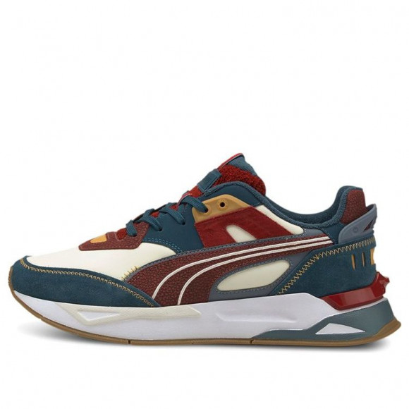 PUMA Mirage Sport P. Uni 'Ivory China Blue Red' Dark Green Red Athletic Shoes 382638-01 - 382638-01