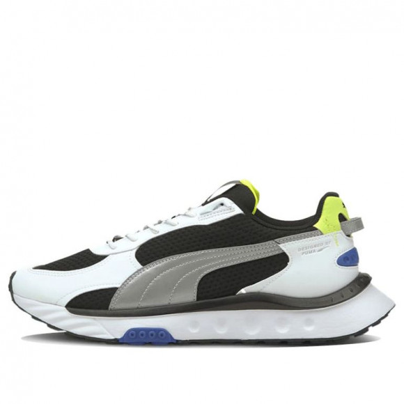 Puma Wild Rider Journey To Space BLACK/WHITE/SILVER/YELLOW Marathon Running Shoes/Sneakers 382646-01 - 382646-01
