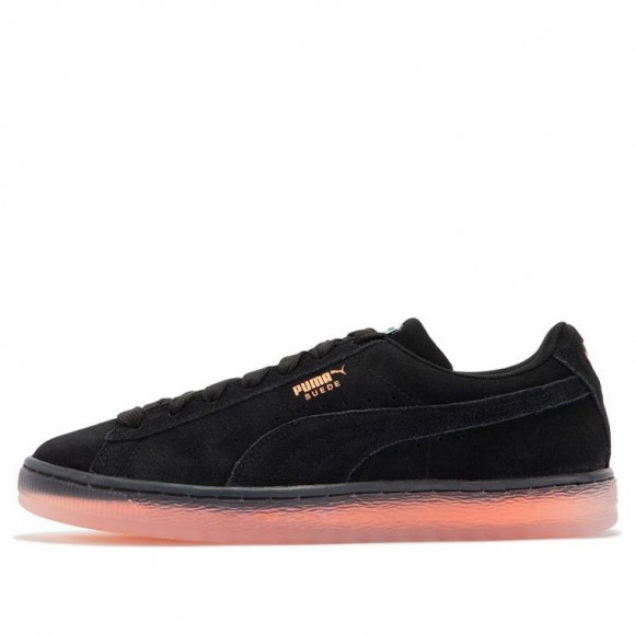 PUMA Suede Translucent Black/Pink/Red Skate Shoes 383894-02 - 383894-02