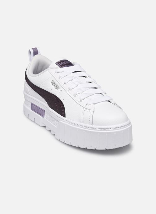 Baskets Puma Mayze Lth Jr pour  Enfant - 384527-29