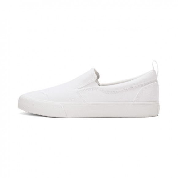 PUMA Bari Slip-On Comfort Women's Shoes in White/Silver - 384629_01