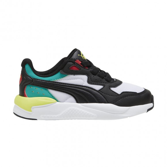 Puma X-Ray Speed Little Kid 'Black Sparkling Green' | Kid's Size 3 - 384899-19