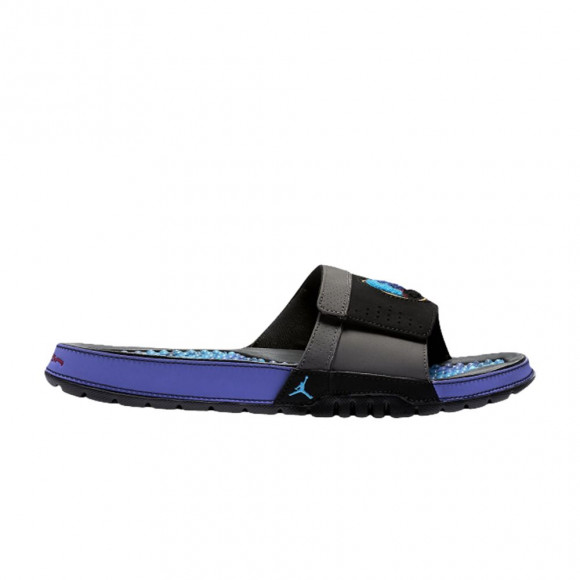 Jordan Hydro 8 Retro Slide 'Black Midnight Fog' | Blue | Men's Size 9 - 385073-008