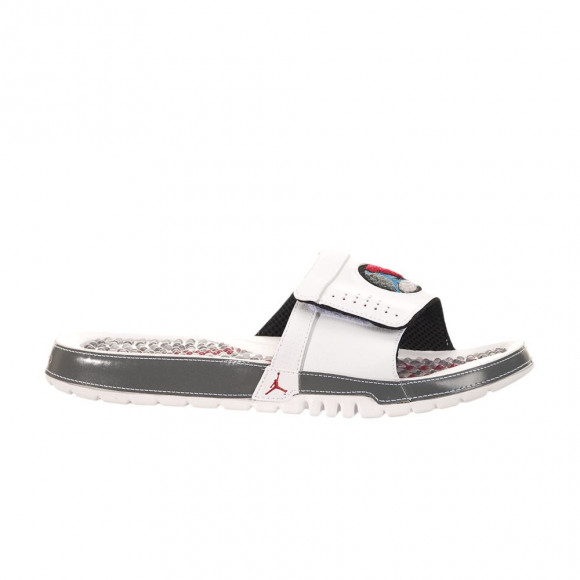 Air Jordan Hydro 8 Premier Slide 'White Varsity Red' | Men's Size 12 - 385073-161