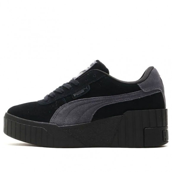 Puma Cali Wedge Tonal Low Top Casual Skateboarding Shoes Black BLACK Skate Shoes 385248-03 - 385248-03
