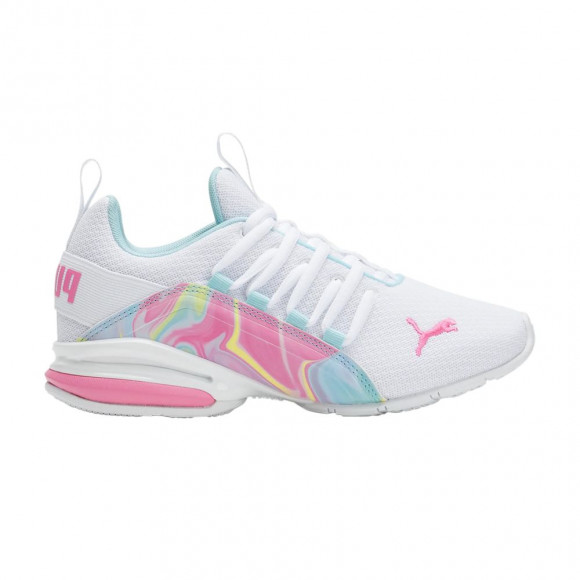 Puma Axelion Jr 'Swirl' | White | Kid's Size 5 - 385477-01