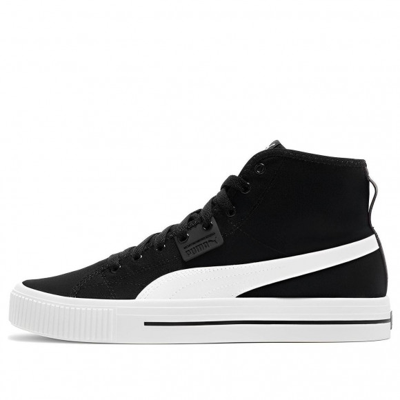 PUMA Ever Mid BLACK/WHITE Skate Shoes 385847-02 - 385847-02