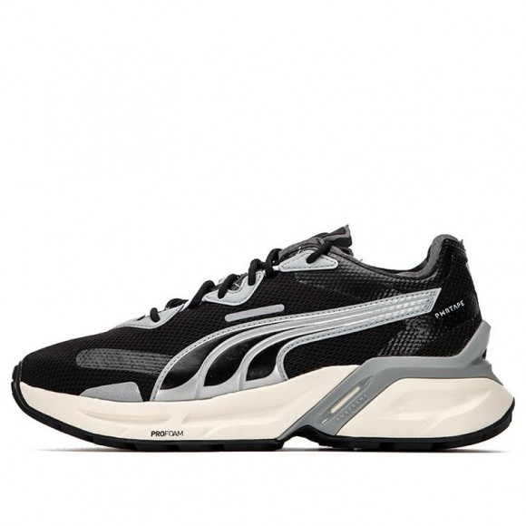 PUMA Pwrframe Aerogram BLACK/WHITE/SILVER Athletic Shoes 387169-02 - 387169-02